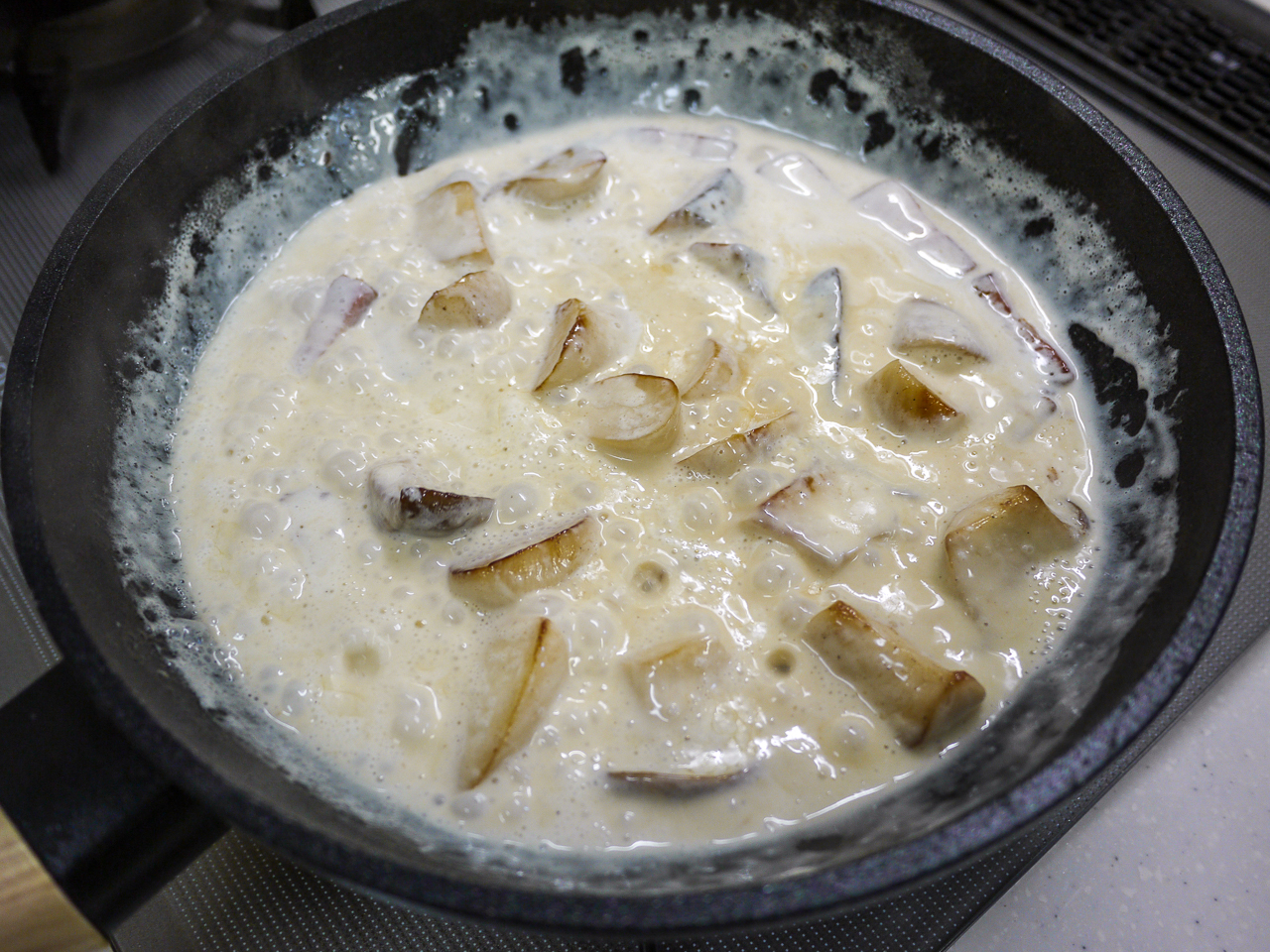 娘がちょっと不満 ベーコンとエリンギのグラタン 最近の食卓はこんな感じです Sake To Ryouri Powered By ライブドアブログ