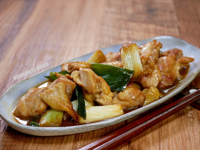 鶏もも肉の焼き鳥炒め1