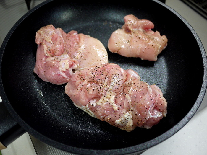 チキンのトマトソースソテー6