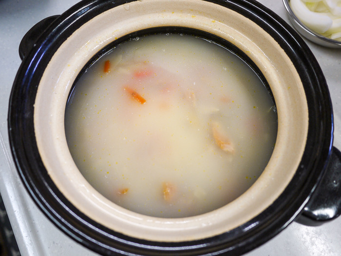 市販の釜飯の素も出汁でタクト美味しい6-2
