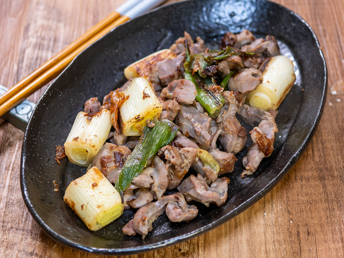 食感コリコリ 砂肝と白ネギの塩レモン炒め 本気盛 香り舞う金色の鶏中華 Sake To Ryouri Powered By ライブドアブログ