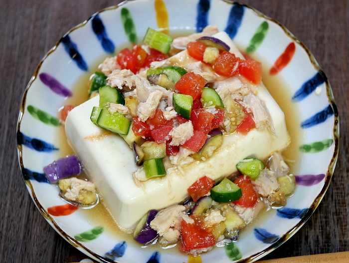 残り野菜で作る サラダ風冷奴 海苔から弁当と給付金振り込まれてました Sake To Ryouri Powered By ライブドアブログ