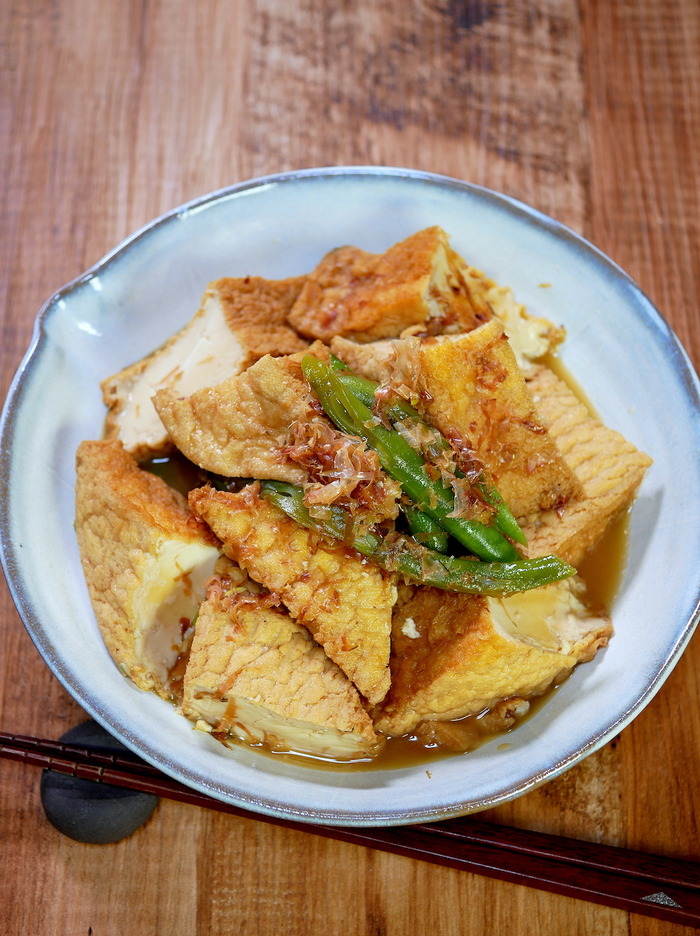 厚揚げのおかか煮(縦)のコピー