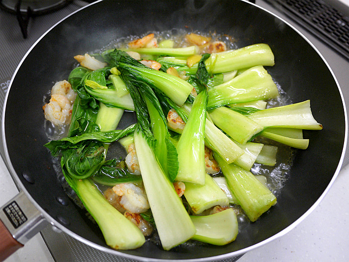s海老と青梗菜の中華炒め煮7