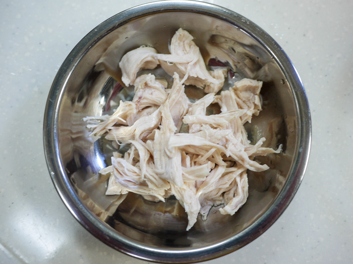 大根とささみ肉の甘酸っぱサラダ6