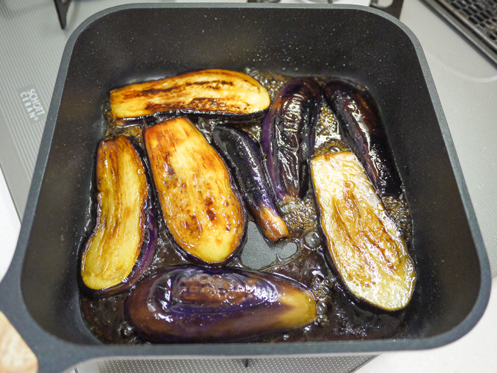 茄子の蒲焼風味炒め9
