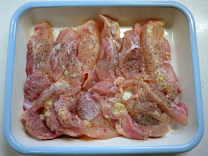 薄切り肉のペッパーチキン6
