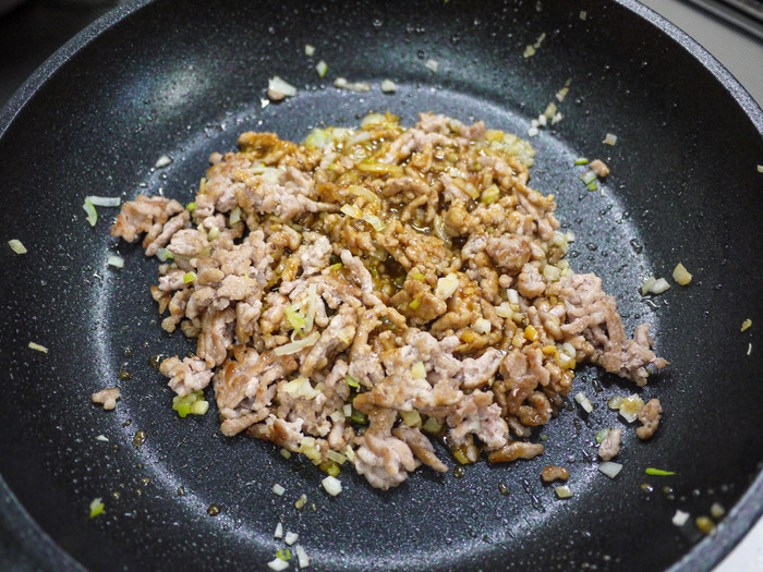 茄子の挽き肉味噌がけ12