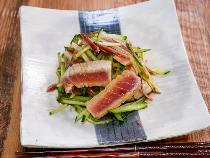 マグロの薬味たたき 柚子胡椒風味 長女ランチは丼がお好きなようです Sake To Ryouri Powered By ライブドアブログ