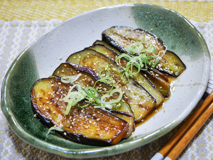 茄子の蒲焼風味炒め1
