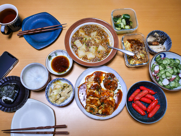 こんな食卓です12