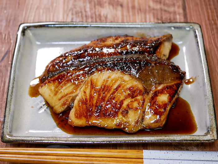 ぶりの漬け照り焼き1-2