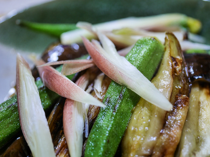 さっぱりと食べる「茄子とオクラの焼き浸し」3