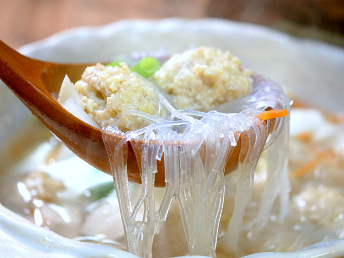 s鶏団子の春雨鍋2