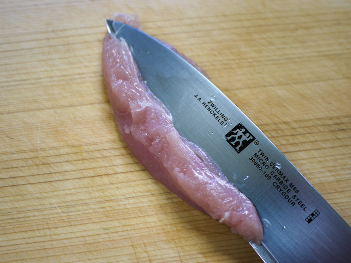 鶏ささみ肉のソテートマトソースかけ7