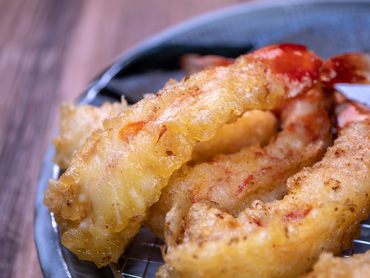 下準備をしっかりとサクッと食べる 海老の天ぷら いつものカレー屋さんの豚肉を並べるのが職人技でした Sake To Ryouri Powered By ライブドアブログ