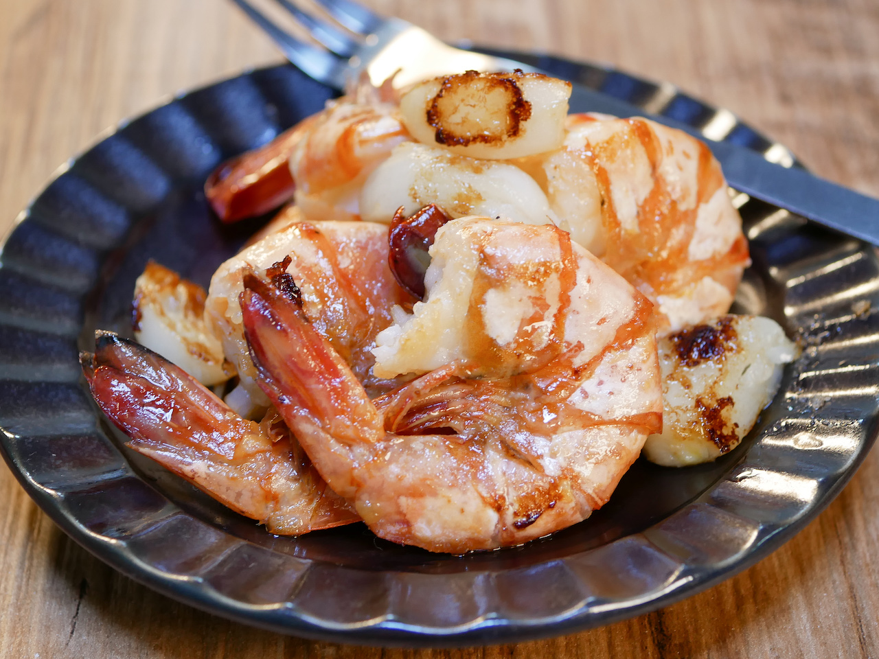 包丁要らずの 海老のガーリック蒸し焼き ハサミは入ります ドラレコakaso Trace1購入 Sake To Ryouri Powered By ライブドアブログ