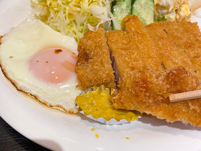 駒川で豚カツ定食５
