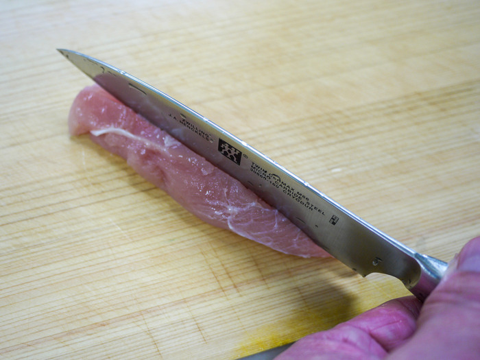 鶏ささみ肉のソテートマトソースかけ5