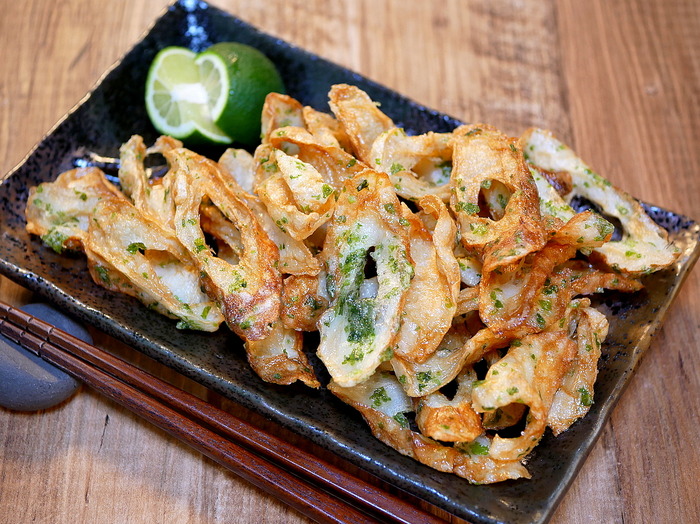 竹輪のカリカリ磯辺揚げ1