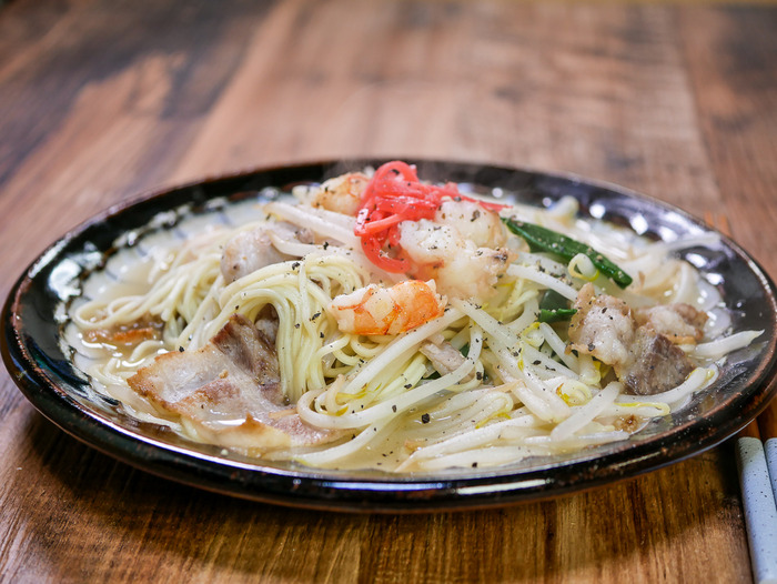市場で買った麺で焼きラーメン2-2