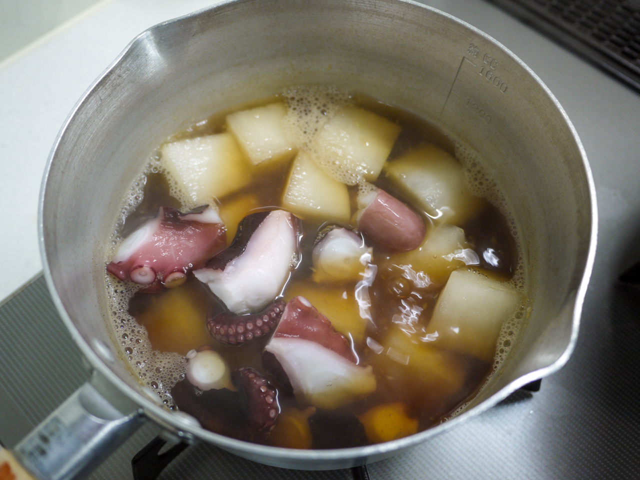 シンプルが美味しい タコと大根の煮物 がんばれ受験生 俺の塩焼きそば Sake To Ryouri Powered By ライブドアブログ