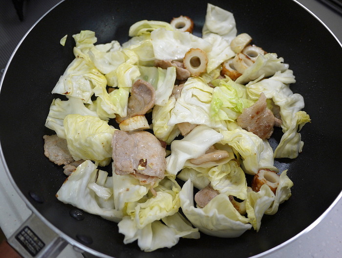 カープとオタフクで作る絶品焼きそば7のコピー