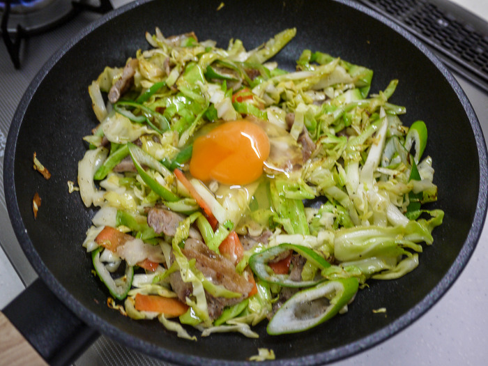 キャベツたっぷり野菜炒めⅹ-2
