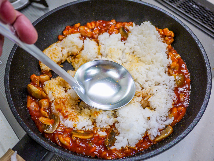 オムライス型で作るオムライス12-2-2