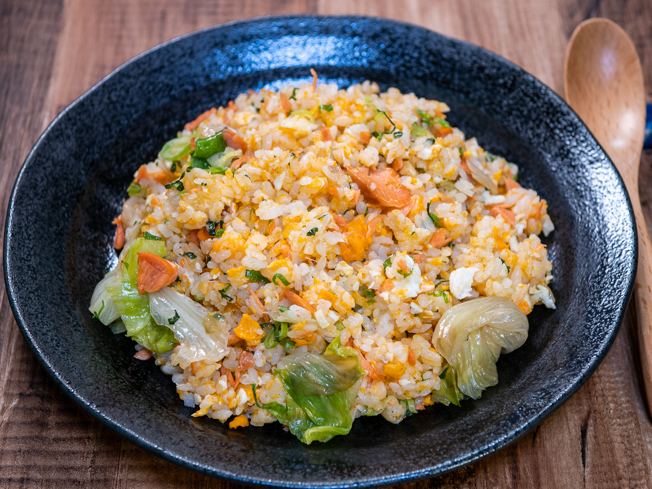 大葉風味が美味しい 鮭レタス炒飯 3年ぶりの なにわ淀川花火大会 Sake To Ryouri Powered By ライブドアブログ