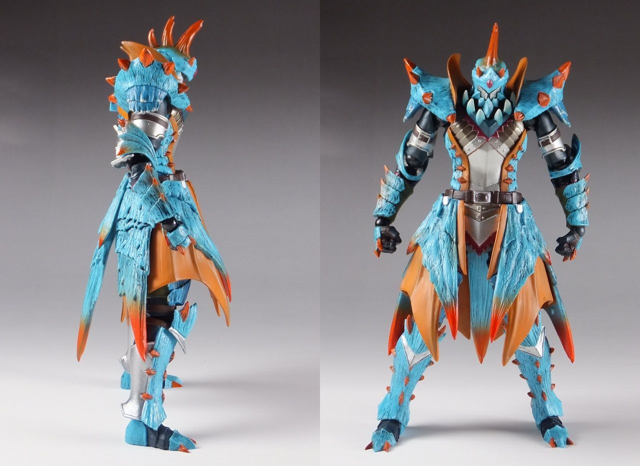 千値練　モンスターハンター4 フル可動アクションフィギュア　レウス　ラギア装備 FIG]イーカプコン限定 レウスシリーズ装備ハンター(剣士