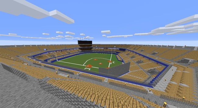 Npb News なんjまとめ Minecraftのマルチで球場作ったから見て欲しい