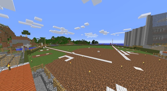 Npb News なんjまとめ Minecraftのマルチで球場作ったから見て欲しい