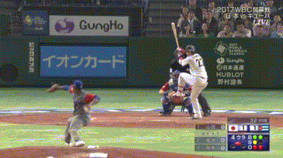 Npb News なんjまとめ 侍ジャパン 山田ホームラン性の打球もビデオ判定で2塁打に 日本勝ち越し