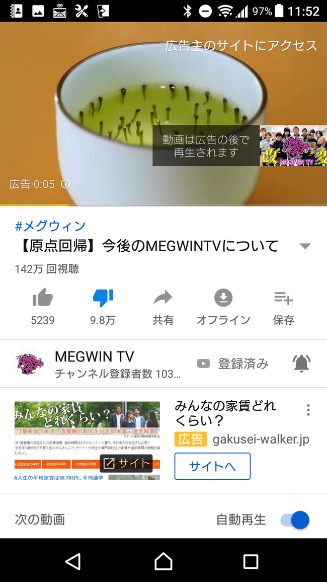 Npb News なんjまとめ 悲報 Youtuberメグウィンさん とんでもない低評価がつき完全終了