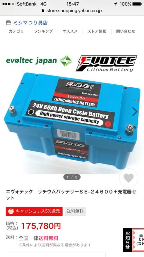 勢いあまって購入_その② レンタルボートバサーの革命、リチウムイオンバッテリー! : ハナタレバスフィッシング