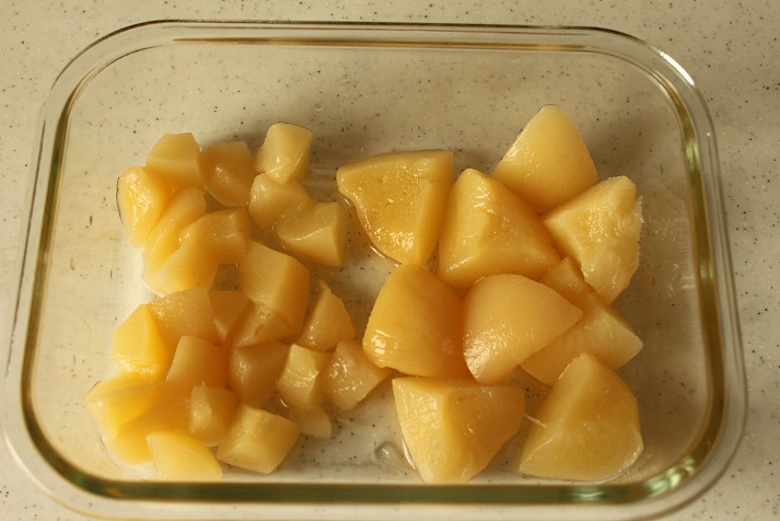 桃とアールグレイのゼリー Cotta連載 かめ代のおうちでごはん Powered By ライブドアブログ