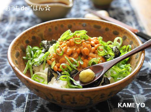 納豆巻きみたいな納豆丼 笑 簡単ネバネバレシピ かめ代のおうちでごはん Powered By ライブドアブログ
