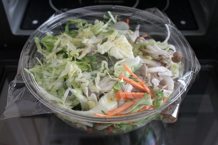 半分のパスタで満足 野菜パスタ レンジ野菜炒め活躍中 かめ代のおうちでごはん Powered By ライブドアブログ