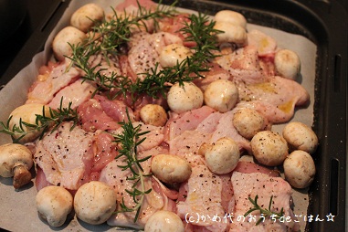 チキン下ごしらえ