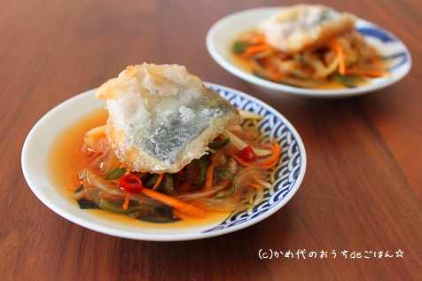 鯵の唐揚げ