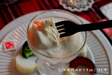 蒸し野菜のリース