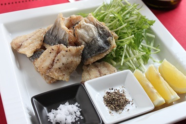 アジの塩唐揚げ