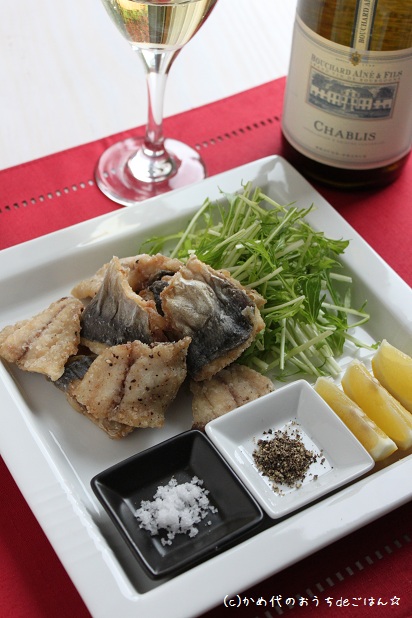アジの塩唐揚げ