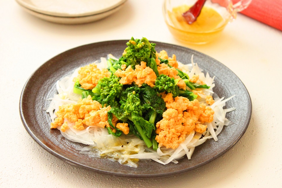 菜の花と卵そぼろのサラダ さりお 毎日サラダ連載 かめ代のおうちでごはん Powered By ライブドアブログ 菜の花と卵そぼろのサラダ さりお 毎日サラダ連載 かめ代のおうちでごはん Powered By ライブドアブログ