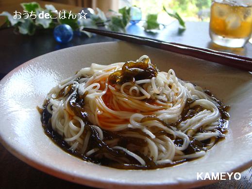 もずくそうめん まったり ひとりごはん かめ代のおうちでごはん Powered By ライブドアブログ