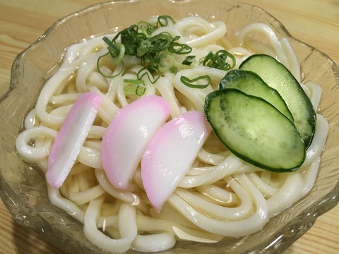 やな川さんの冷やしかけうどん～