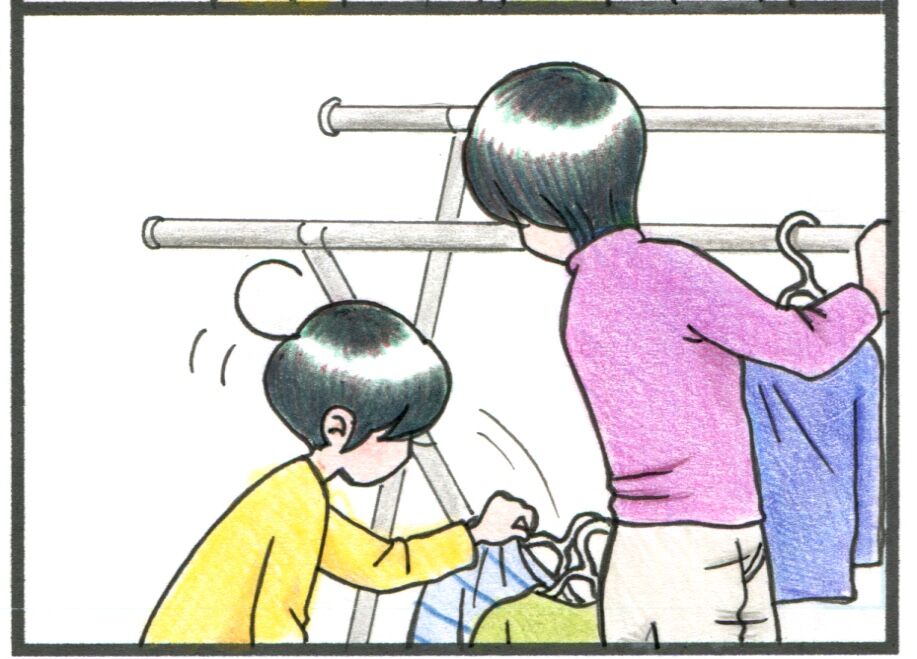 洗濯物干し
