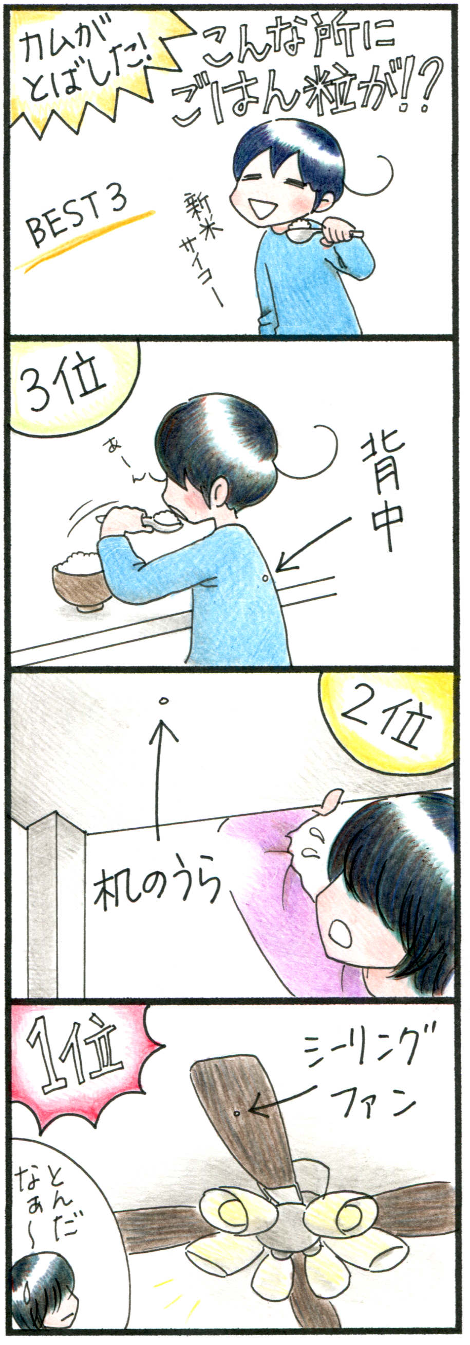 ごはん粒