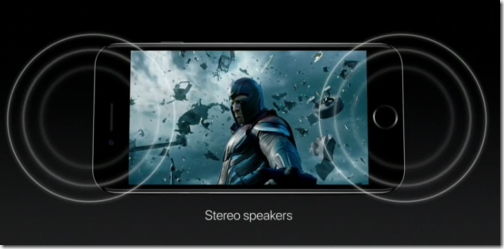 news iPhone 7 stereo speakers
